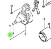 Nanni Diesel 970497309 - Starter Motor Cover for 2.60HE and 3.90HE Engines