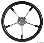 Osculati 45.129.35 - Soft Polyurethane Steering Wheel Black 350 mm