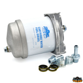 T-Filter CAV-296 Aluminium Diesel Fuel-Water Separator with Drain - Trem N0114016