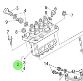 Nanni Diesel 970314909 - Injection Pump Assembly for N4.85 and N4.100 Engines