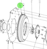Nanni Diesel 970313418 - Flywheel Ring Gear for HE and N Series Engines
