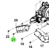 Bukh 28476-3A100 - Flange Bolt for S270J Exhaust Manifolds