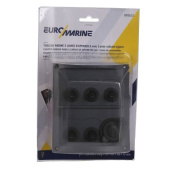 Euromarine Watertight Electrical Panel - 5 Switches + 1 X 12v Outlet