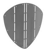 Allpa Stainless Steel Bow Protector, A=350mm, B=345mm, Triangle Shape