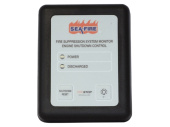 SeaFire 131-410 - Fire Extinguishing System Monitor + Engine Stop, Rectangular