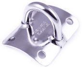 SeaSure 16.01 Dinghy Mast Plate with Horizontal Eye, 44 x 51 mm, 316 Stainless Steel