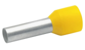Ferrule Wire Connector - Yellow, 6.0 mm, 25 pcs.