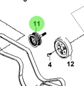 Bukh 25284-3A000 - Stay Tensioner Bracket for S270J Drive Belt Systems