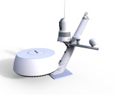 Scanstrut PTM-R1-2 Tapered Mast for Radar Domes, Lighting, Camera And GPS/VHF Antenna