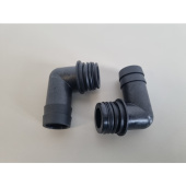 Johnson Pump 09-47502 - Quick Disconnect Fittings For Viking Power X 25mm (1") Hose Barb, 90° Elbow
