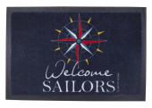 Marine Business Welcome Doormat Rosewind