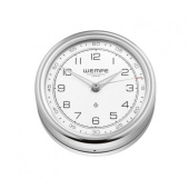 WEMPE PILOT V Stainless Steel Ship's Clock Ø 100 x 35 mm