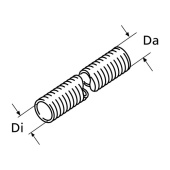 Webasto 1322414A - FLEX TUBE COMPL. D22.2 1000LG END CAP (Previous: 1322176A)