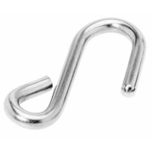 Barton 60708 – ‘S’ Hook Plain Stainless Steel Ø6mm, Length 73mm, Width 19mm