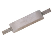 MME MME17AA Aluminium Rectangular Weld-On Hull & Rudder Anode with Aluminium Strip, 290x90x40 mm