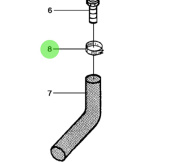 Bukh 569A0010 - Clamping Ring for DV24RME, DV32, DV36, and DV48 Engines