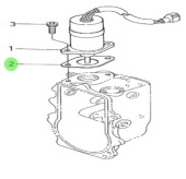 Nanni Diesel 970302870 - Solenoid Gasket for Regulator Adjustment and Stop Solenoid