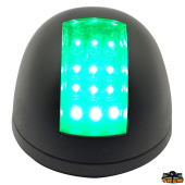 Trem L6241790 - Pair Of Navigation Lights In Black ABS Port And Starboard Side Lights