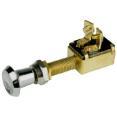 BEP 1001303 - SPST Push-Pull Switch, 2 Position - Off/On (Two Circuit)