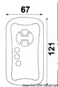 Osculati 13.226.42 - Bridge Wireless Control For LED Spotlight 24 V