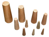 Eval 03365 - Wood Plug Set 10 Pieces, 5-45mm