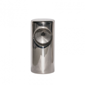 FNI AISI 316 Stainless Steel Handrail Terminal for Ø22 mm Tube, 65 mm