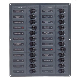 BEP Marine 905NMV - Circuit Breaker Panel 24-Way 12v Vertical