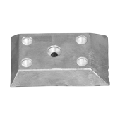 Tecnoseal Posillipo Rectangular Zinc Plate Anode 122x81x20 mm