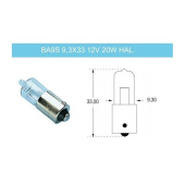 Halogen Bulb 12V 20W (Packaged)