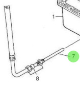 Nanni Diesel 970307965 - Oil Drain Pipe for 2.50HE Engines