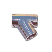 Trem AISI 316 Mirror-Polished Stainless Steel T 60° Pulpit Joint for Ø22–25 mm Pipe