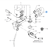 Vetus 08-00047 - Hose Circulating Pump D200