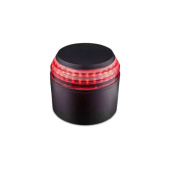 Lopolight 300-411-PRO B - Black MF Obstruction Light, Red 360°
