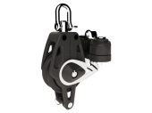 Lewmar 29901428BK - Control Block Single With Becket And Cleat 40mm