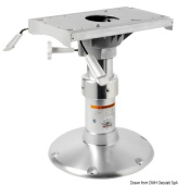 Osculati 48.703.59 - Pedestal With Seat Mount Telescopic 350/480 mm