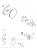 Vetus VD20573 - Bolt for Flywheel D(T) 4.29