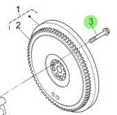 Nanni Diesel 970314850 - Flywheel Bolt for N4.85 and N4.100 Engines