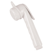 Nuova Rade 47083 - Shower Head, ABS, Long, 1/2'' Thread, W/O Hose, White