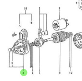 Nanni Diesel 970147307 - Starter Motor Drive End Frame for 2.40HE Engines