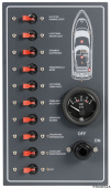 Osculati 14.709.00 - Watertight Electric Control Panel With Circuit Breakers