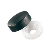 Euromarine White Nylon Countersunk Screw Head Covers with Washers, M4/M5–M5/M6