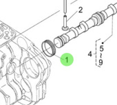 Nanni Diesel 970314828 - Camshaft Cover for N4.85 and N4.100 Engines
