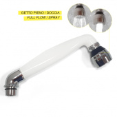 Barka 03.60.01100 - D11 Elbow Shower With Adjustable Flow White