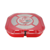 GFE Life Buoy Cabinet Closed 30"-75cm with Instruction Sticker NL/EN and Reflective Sticker Set White