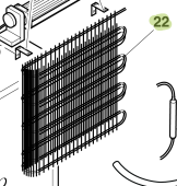 Isotherm SBD00147AA - Supporting Spring Kit (10 pcs) for Condenser Coupling for Divino 23 Wine Cooler