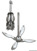 Osculati 01.138.25 - Stainless Steel Grapnel Anchor 2.5 kg