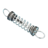 Trem Polished Stainless Steel Mooring Springs with Anti-Squeak Plates (AISI 304)