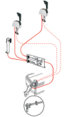 SeaStar Mounting Kit for Stop Cable