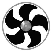 Quick Left Propeller for Bow Thruster BTQ ø250 mm