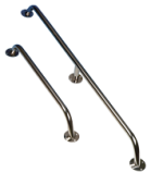 Allpa Stainless Steel Grab Rail, Ø20mm, H=55mm, L=1200mm With Centre Support